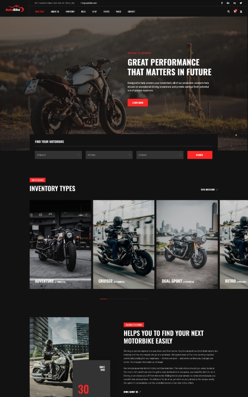 Autobike Website